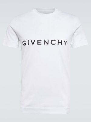 Bombažna majica Givenchy bela
