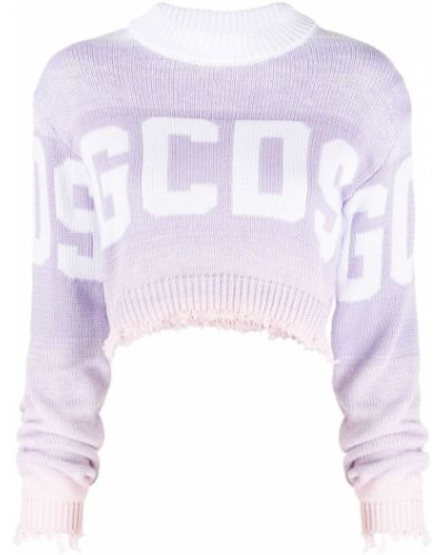 Jersey con estampado de tela jersey Gcds violeta