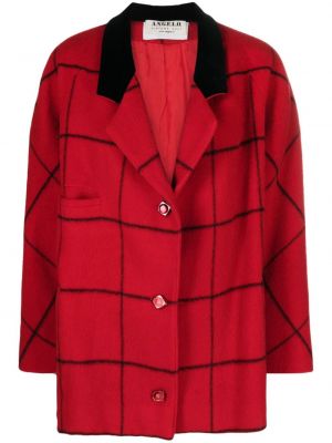 Manteau en laine à carreaux A.n.g.e.l.o. Vintage Cult
