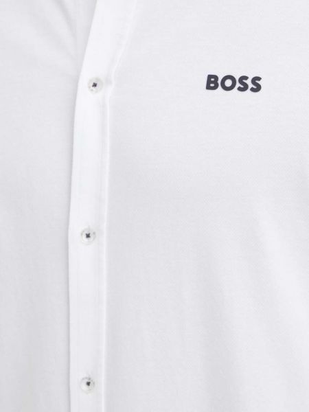 Pernata pamučna košulja s gumbima Boss Green