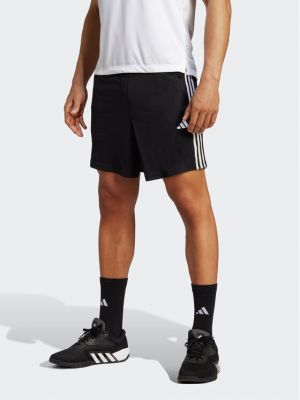 Спортни шорти на райета Adidas черно