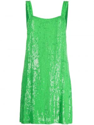 Flitrované koktejlkové šaty P.a.r.o.s.h. zelená