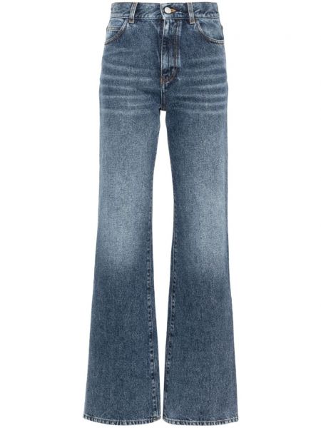 Jeans bootcut taille haute Chloé bleu