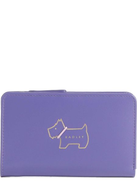 Кожаный кошелек Radley London фиолетовый