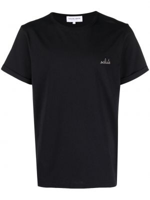 Bavlnené tričko Maison Labiche čierna