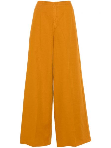 Pantalon plissé Forte Forte orange