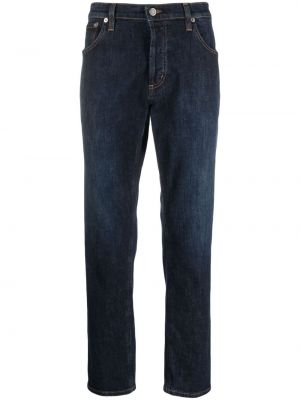 Bavlnené džínsy s rovným strihom Dondup modrá