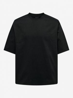 Oversize тениска Only черно