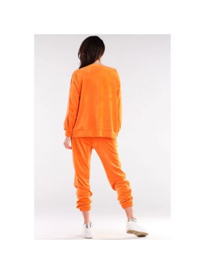Bluza dresowa Awama pomarańczowa