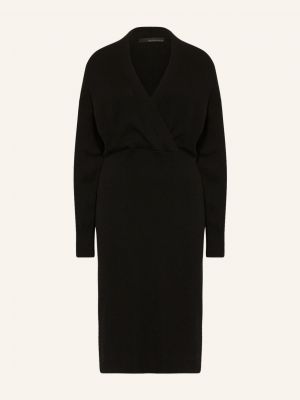 Czarna dzianinowa sukienka z kaszmiru 360cashmere