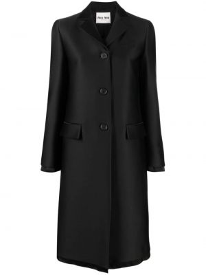 Mantel mit geknöpfter Miu Miu schwarz