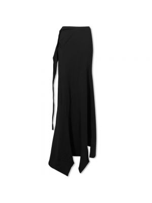 Асимметричная длинная юбка Ottolinger черная