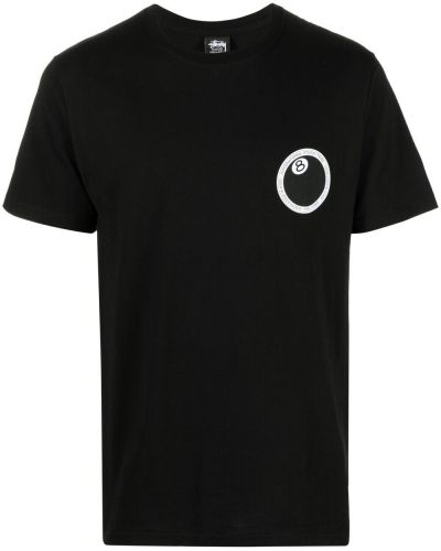 Camiseta con lunares Stussy negro