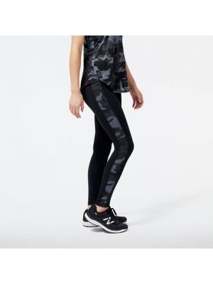 Reflektierender leggings mit print New Balance grau