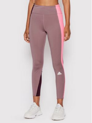 Leggings slim fit Adidas roz