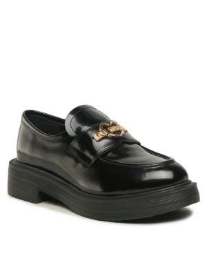 Loaferice Love Moschino crna