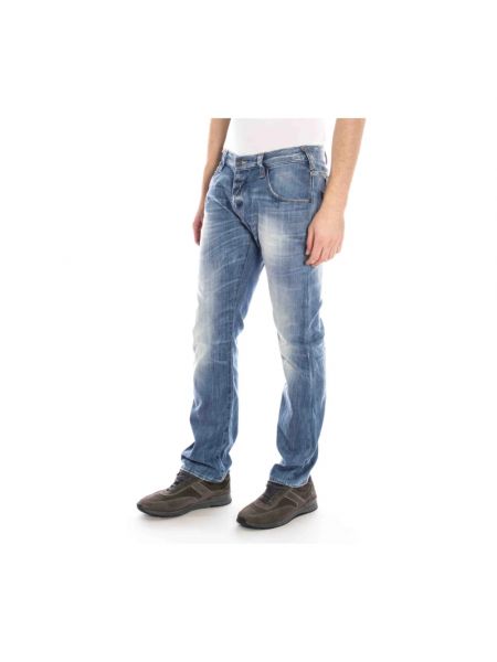 Jeansy skinny klasyczne Armani Jeans niebieskie