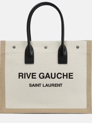 Nákupná taška Saint Laurent biela