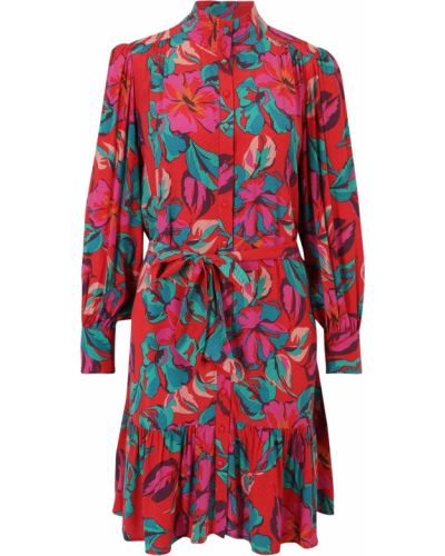 Y.A.S Petite Košeľové šaty 'MIRIS'  farba ťavej srsti / nefritová / pitaya / červená