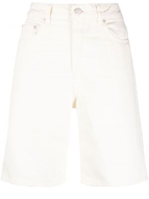 Pantaloni scurți din denim Closed alb