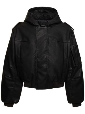 Bomber jakna s kapuco Entire Studios črna
