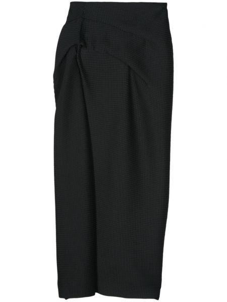 Suknja s draperijom Del Core crna