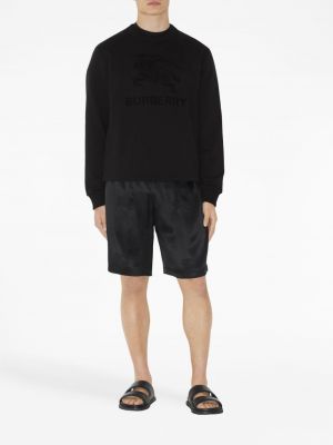 Sweatshirt aus baumwoll Burberry schwarz
