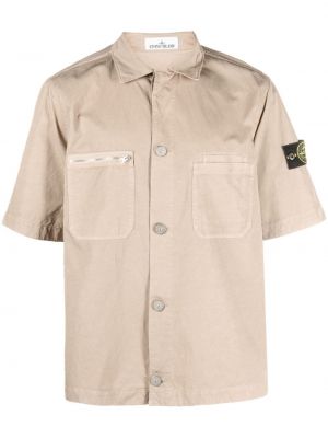 Skjorta Stone Island brun