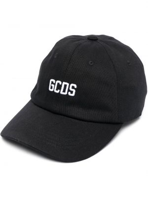 Cappello con visiera ricamato Gcds nero