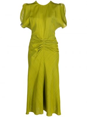 Zelené mini šaty Victoria Beckham
