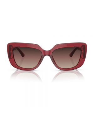 Okulary przeciwsłoneczne Bvlgari czerwone
