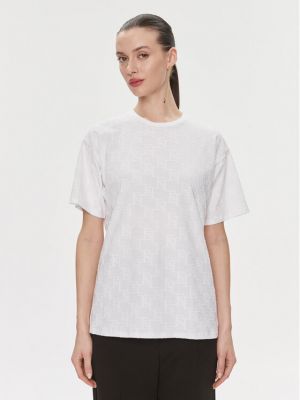 Priliehavé tričko Elisabetta Franchi biela