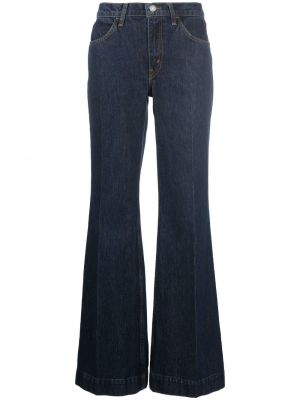 Zvonové džíny s nízkým pasem Re/done modré