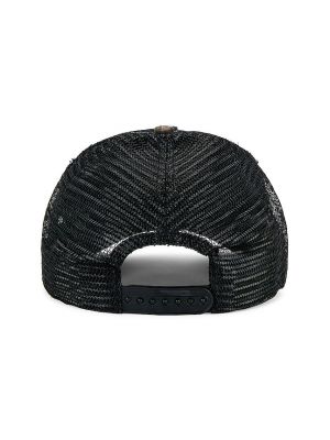 Sombrero de camuflaje Lauren Moshi negro