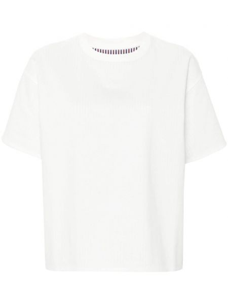 Pruhované tričko Bottega Veneta biela