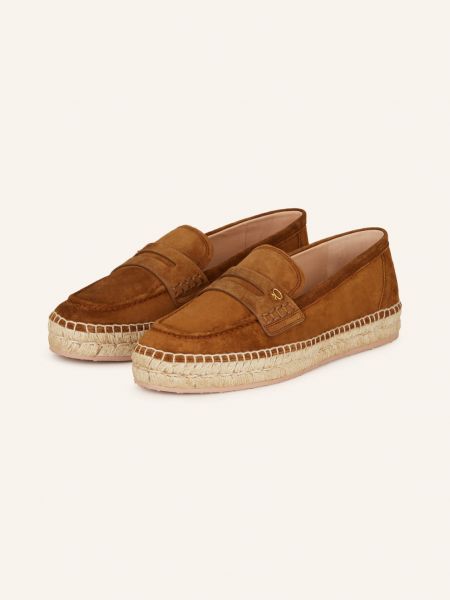 Loafers Gianvito Rossi brązowe