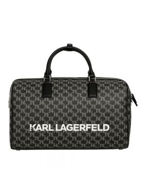 Torba podróżna Karl Lagerfeld czarna