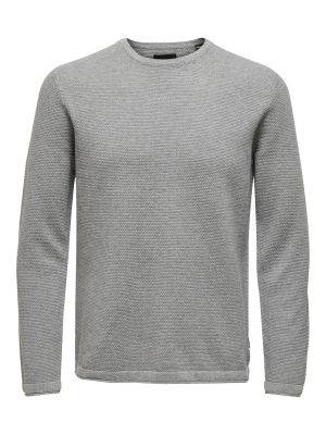 Pullover Only & Sons grå