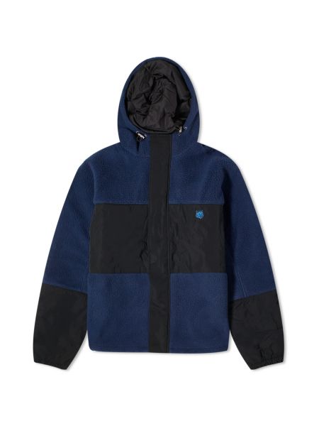 Флисовая куртка Maison Kitsuné синяя