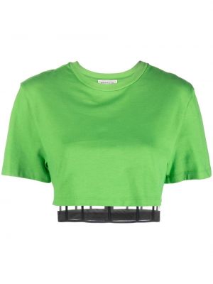 T-krekls Alexander Mcqueen zaļš