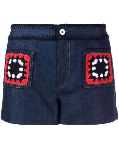 Jeans-shorts Miu Miu blå