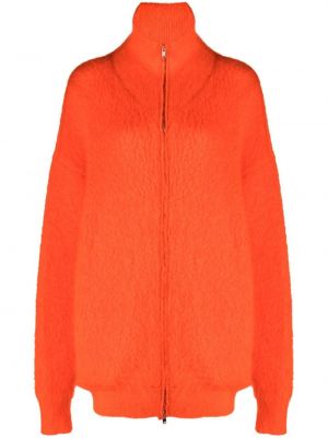 Kötött hosszú pulóver Isabel Marant narancsszínű