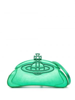 Чанта тип „портмоне“ с кехлибар Vivienne Westwood зелено