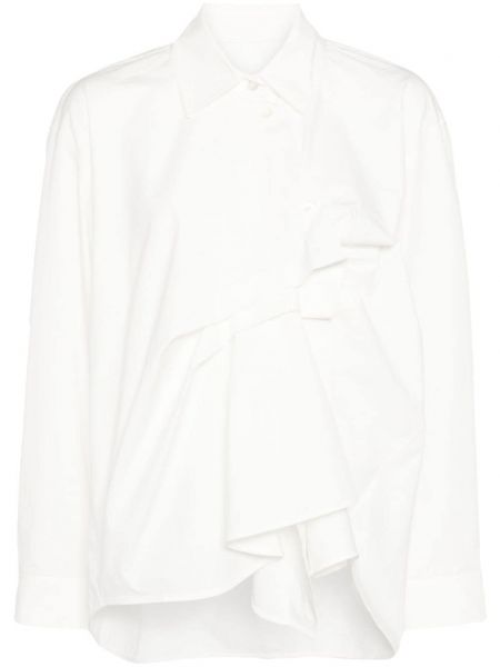 Βαμβακερή μπλούζα Jnby λευκό