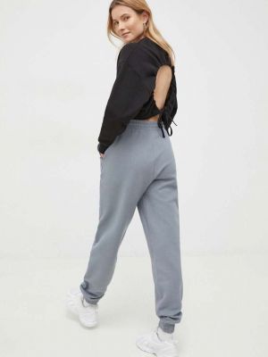 Spodnie sportowe bawełniane Calvin Klein Jeans szare