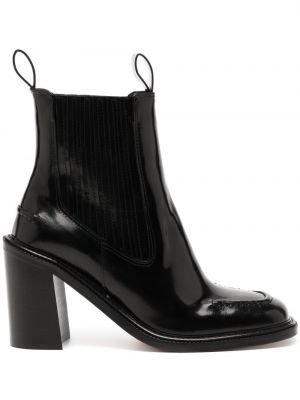 Iš natūralios odos chelsea stiliaus batai Maison Kitsuné juoda