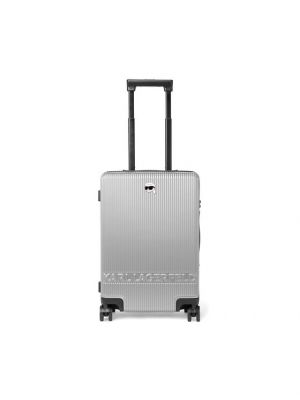 Stříbrný kufr Karl Lagerfeld