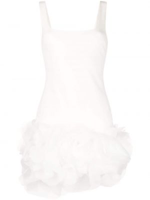 Коктейлна рокля без ръкави Cynthia Rowley бяло