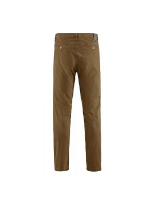 Pantalones chinos slim fit de algodón Bomboogie marrón