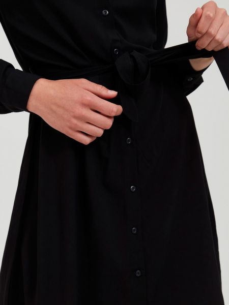 Robe avec ceinture Ichi noir
